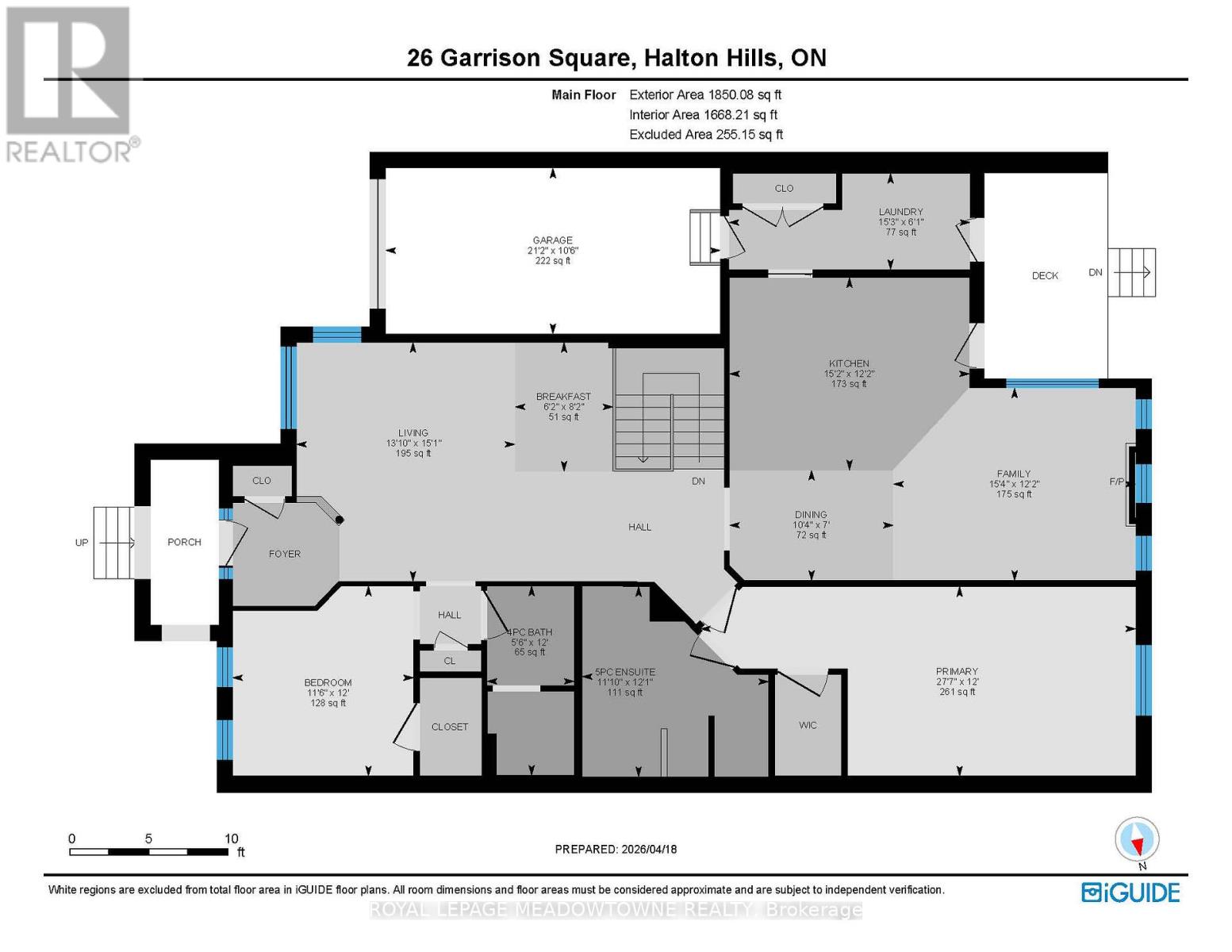 26 Garrison Square, Halton Hills (Georgetown), Ontario  L7G 0B9 - Photo 41 - W13024206