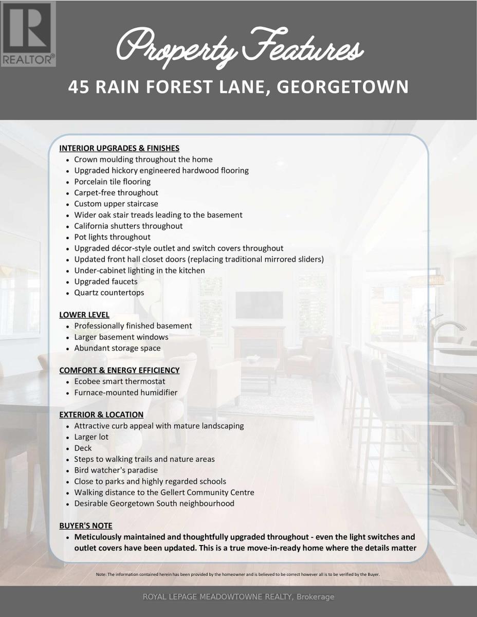 45 Rain Forest Lane, Halton Hills (Georgetown), Ontario  L7G 0L8 - Photo 35 - W13239172