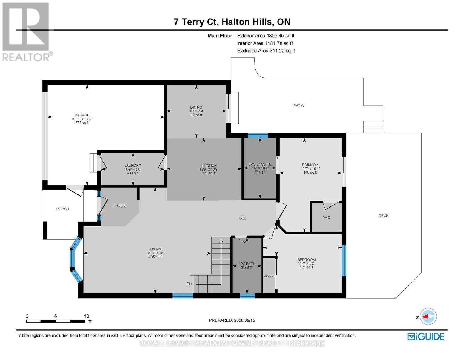 7 Terry Court, Halton Hills (Georgetown), Ontario  L7G 1P4 - Photo 29 - W13784890