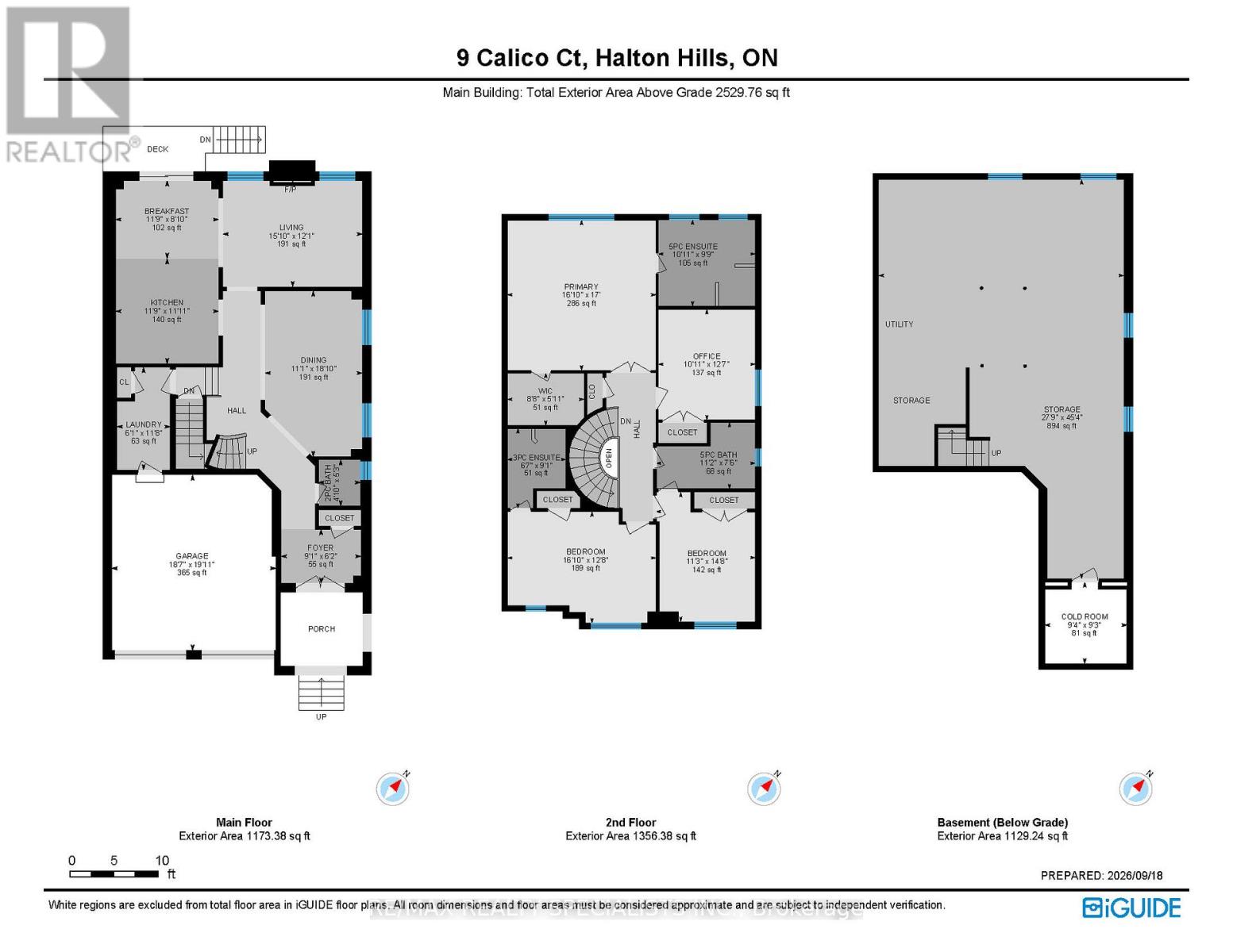9 Calico Court, Halton Hills (Georgetown), Ontario  L7G 0M1 - Photo 47 - W13801766