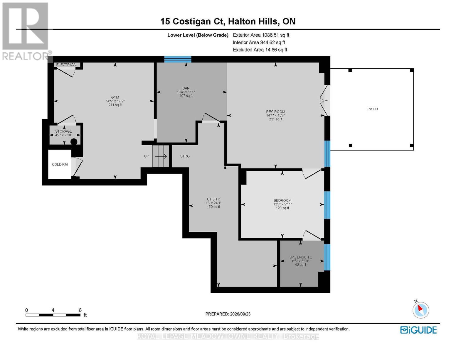 15 Costigan Court, Halton Hills (Georgetown), Ontario  L7G 6J1 - Photo 43 - W13822786