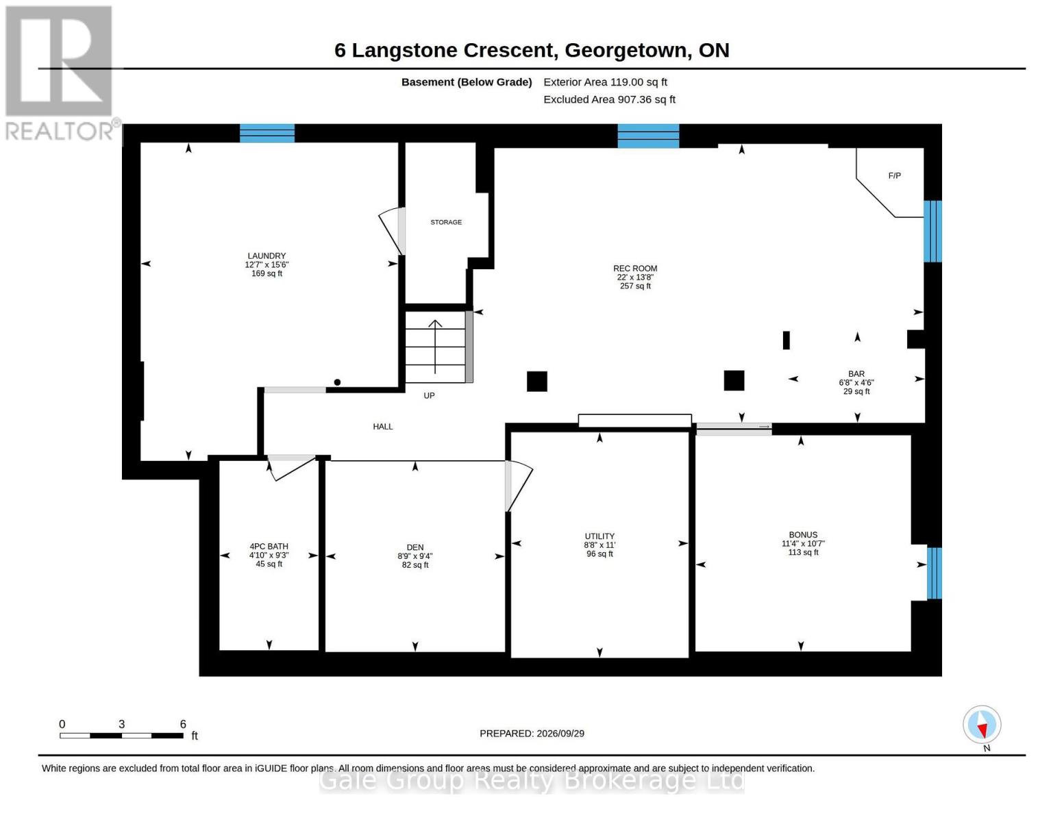 6 Langstone Crescent, Halton Hills (Georgetown), Ontario  L7G 4N3 - Photo 32 - W13859504